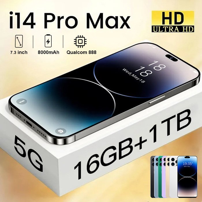 Hot Selling Latest 5G Smart Island Capsule Screen Smart Phone Fingerprints Unlocking Facial Recognition Mobile Phone